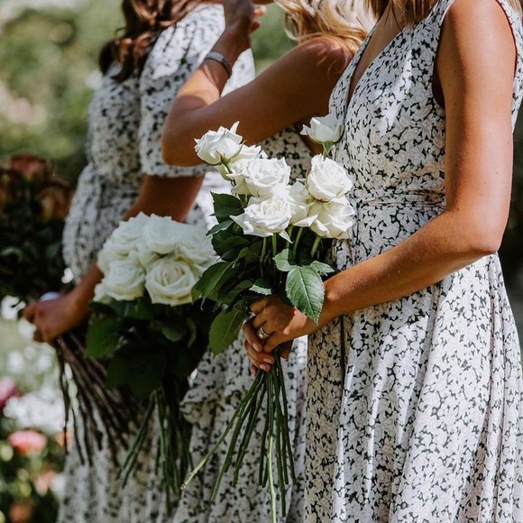 Fame and partners wrap dress - Picture 2 of 4